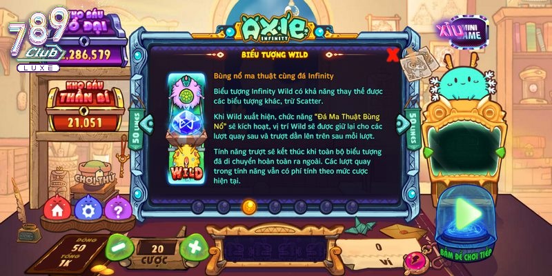 Các biểu tượng trong game đều có những chức năng khác nhau