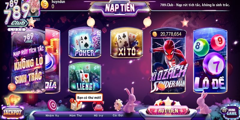Sau khi tải xong ứng dụng, thành viên cần cấp quyền truy cập cho 789Club